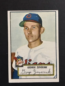 1952 Topps Set-Break #199 George Zuverink como nuevo sin precio base - Imagen 1 de 2