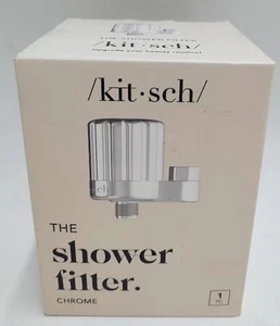 NUEVO Kitsch El Filtro de Ducha Filtros de Agua y Cartuchos de Repuesto - Cromo - Imagen 1 de 2