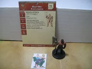 =Dungeons and Dragons D&D Medio Orco Ejecutor 36/60 con tarjeta= - Imagen 1 de 1