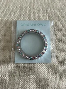 Origami Owl Trolls Large Silver w/Swarovski Crystals Twist Locket Face "NIP" - Picture 1 of 3