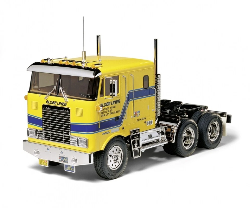 Tamiya 300056304 - 1:14 RC US Truck Globe Liner Cab Over BS - Nuovo - Immagine 1 di 1