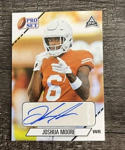 2021 Joshua Moore Leaf Pro Set RC Rookie Card Autograph #PS JM1 - Picture 1 of 2
