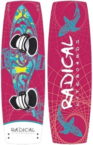 RADICAL KITEBOARDS Kiteboard, 138x44 cm, THE SHARK - Bild 1 von 3