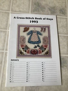 A Cross-Stitch Book Of Days 1993 • Seasonal Mixed Theme Patterns - Picture 1 of 3