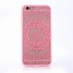 Apple iPhone 7 Plus Handy Hülle Mandala Case Schutzhülle Motiv Kreis Rosa Neu - Zdjęcie 1 z 3