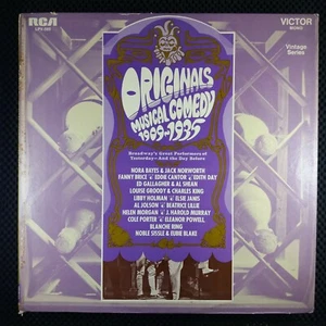 Originals Musical Comedy 1909-1935 (LPV-560) Fanny Brice Al Jolson Eddie Cantor - Imagen 1 de 4
