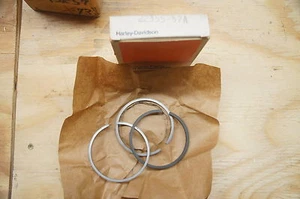 Harley Davidson NEW 22355-57A Piston Rings Sportster, XL, XLH, XLCH '57- - Picture 1 of 2