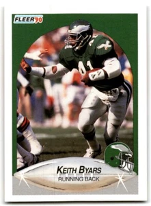 1990 Fleer Keith Byars Philadelphia Eagles #80 - Picture 1 of 2