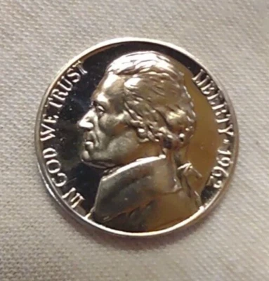 1962-P *GEM PROOF* Jefferson Nickel - Image 1 of 2
