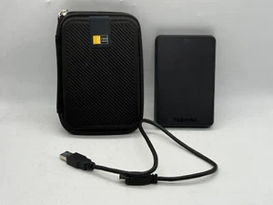 TOSHIBA CANVIO BASICS 3.0 1000GB EXTERNAL 5400RPM (HDTB110XK3BA) - Picture 1 of 9