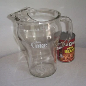 Vintage Coke Coca-Cola schwerer Glaskrug - Bild 1 von 4