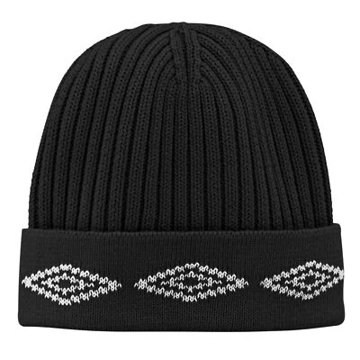 Umbro Men's Diamond Jacquard Cuff Knit Beanie, One Size Fits Most