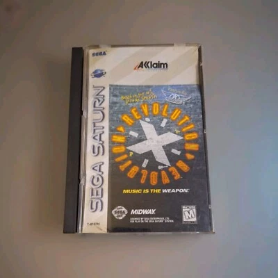 Revolution X (Sega Saturn, 1997) Complete Featuring AEROSMITH Music Game - Image 1 of 3