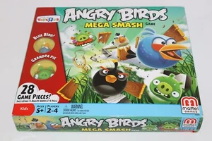 Mattel 2011 ANGRY BIRDS MEGA SMASH Toys R US Exclusive Board Game! INCOMPLETE - Picture 1 of 19