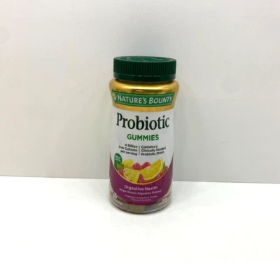 全新 Nature's Bounty 益生菌木乃伊 消化健康补充剂 密封 08/2026 — 第 1/4 张图片