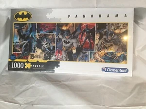 NEW & SEALED Batman 1000 Piece Jigsaw Puzzle Panorama DC Comics - Clementoni - Picture 1 of 6