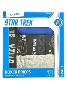 Star Trek Herren 3er Pack Comfort Boxershorts - Größe X-Large - Bild 1 von 1