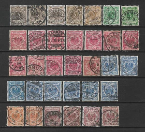 Germany Reich 1889 Lot Used Stamps - 33-1 - Bild 1 von 2