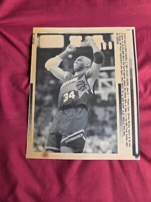 Charles Barkley-Original Press Wire Laser Photo June 1993 (7" x8 1/2") - Image 1 of 3