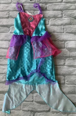 Disney Princess Ariel Costume Girls 4–6X Purple Mermaid Dress-Up Halloween - Image 1 of 4