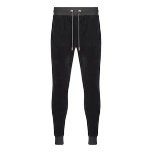 7THHVN MEN’S VELOUR TRACK BOTTOM BLACK “M” - Picture 1 of 2