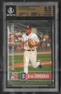 2005 Grandstand Harrisburg Senator Ryan Zimmerman RC BGS 9.5 GEM MINT Pre-Rookie - Picture 1 of 2