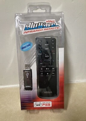 NYKO Bluwave Infrared Remote Control for Playstation 3 (PS3) Blu ray Sealed. - Image 1 of 4