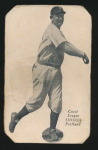 1932 Zeenut (PCL) -BILL SHORES (Portland Beavers) -1928-1931 Philadelphia A's
