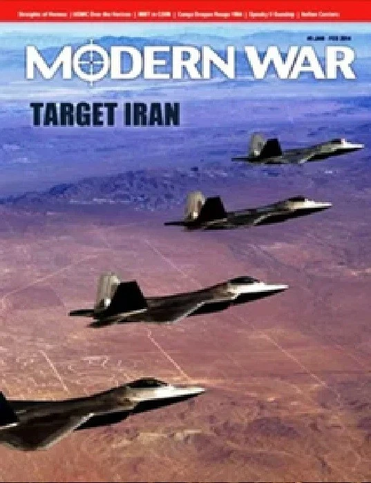 Modern War Magazine #10, DG, Target: Iran, + UNPUNCHED Game - Image 1 of 1