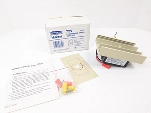 Broan NuTone 72V Electronic In-Wall Speed Control Ivory 6A 120V for Exhaust Fans - Picture 1 of 24