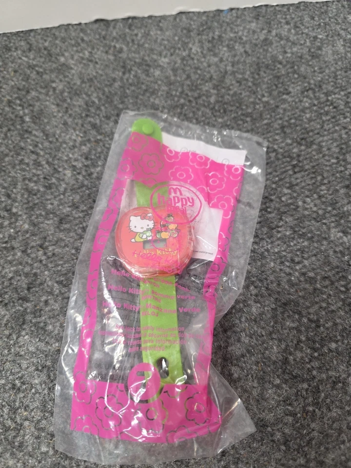 McDonald's Sanrio Hello Kitty's 2008 Apple Watch verde #7 juguete Happy Meal Foto 1 de 1