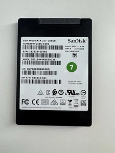 SanDisk 256GB X600 SSD SATA 2.5" Internal Solid State Drive SD9SB8W-256G-1006 - Picture 1 of 3