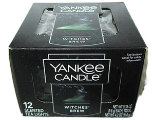 Yankee Candle Retired Halloween "WITCHES BREW"~ Box of 12 Tea Lights ~ RARE ~NEW - Picture 1 of 2