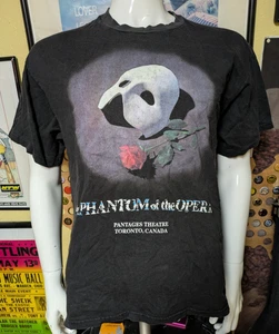 Camiseta De Colección Fantasma de la Ópera Pantages Teatro Toronto Canadá Grande Musical - Imagen 1 de 3