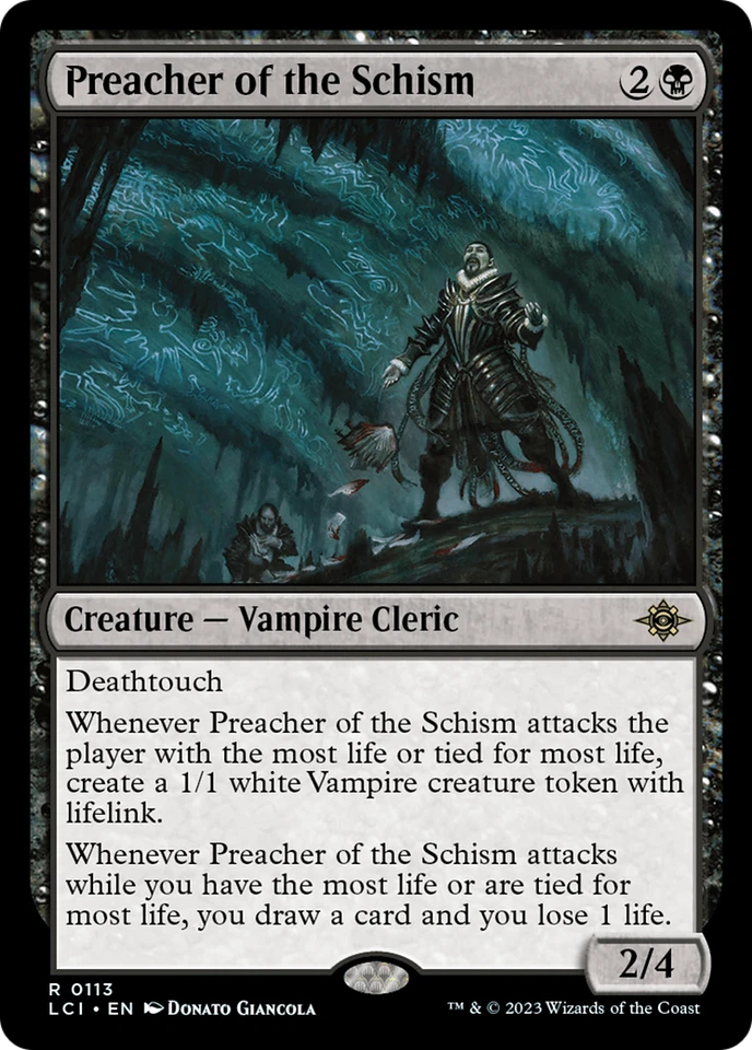 Preacher of the Schism The Lost Caverns of Ixalan Near Mint - Image 1 of 1