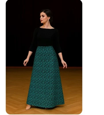 Falda para mujer Peck & Peck 8 pisos formal acampanada metálica cóctel fiesta Foto 1 de 4