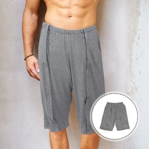 Breathable Patient Ward Man Men's Sanitary Pants Elderly Nursing Trouser - Imagen 1 de 12