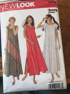 NEW LOOK PATTERN 6229 MISSES' EASY 2 HOUR DRESS LOOSE FLARED 8-18 (NEW) - Picture 1 of 3