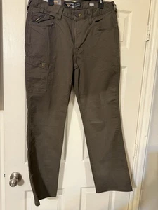 Pantalones Ariat Work Rebar M4 para hombre relajados rectos, 7 bolsillos carpintero DuraStretch - Imagen 1 de 6