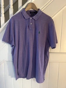 Polo Ralph Lauren Kurzarm Custom Slim Fit Poloshirt, Kaktus Lila XXL TTG - Bild 1 von 7