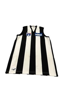 Vintage Collingwood Magpies AFL Jersey Guernsey Size S Sekem Primus 90s Footy - Picture 1 of 7