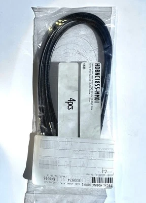 Laird High density HDBNC1855 Male To HDBNC Male 6G HD-SDI Cable - 1 Foot - Image 1 of 2