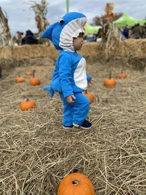 Carter's  2 Piece Unisex Baby Little Shark Halloween Costume Set  18 Months - Image 1 of 4