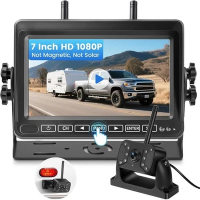 RV Backup Camera Wireless Plug & Play for Furrion Pre-Wired Rvs - 7″ Touchkey 4 - Image 1 of 4