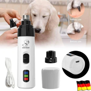 Krallenschleifer für Hund Katzen, Elektrische Nagelfeile Haustier Nagelschleifer - Bild 1 von 12