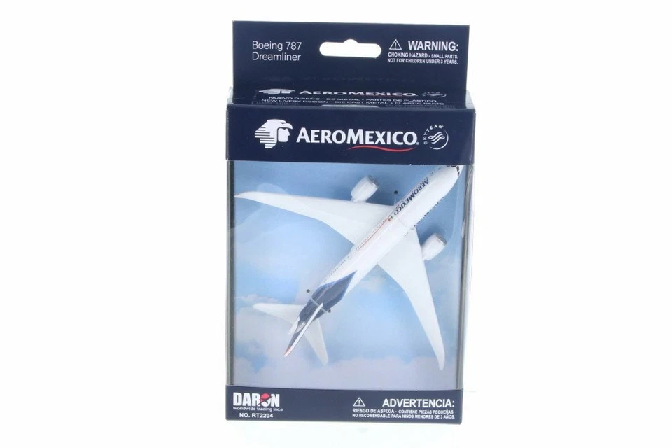 AEROMÉXICO BOEING 787 AVIÓN ÚNICO BLANCO DIECAST AVIÓN DE DARON RT2204 Foto 1 de 1
