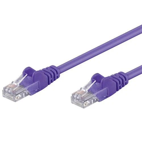 Intellinet Cavo di rete Patch CCA Cat. 6 Viola UTP 1 m