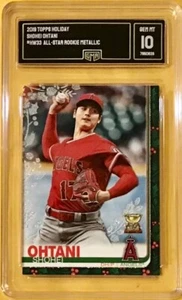 2019 TOPPS HOLIDAY - METALLIC ALL-STAR #HW33 - SHOHEI OHTANI - GMA 10 - GEM MINT - Foto 1 di 1