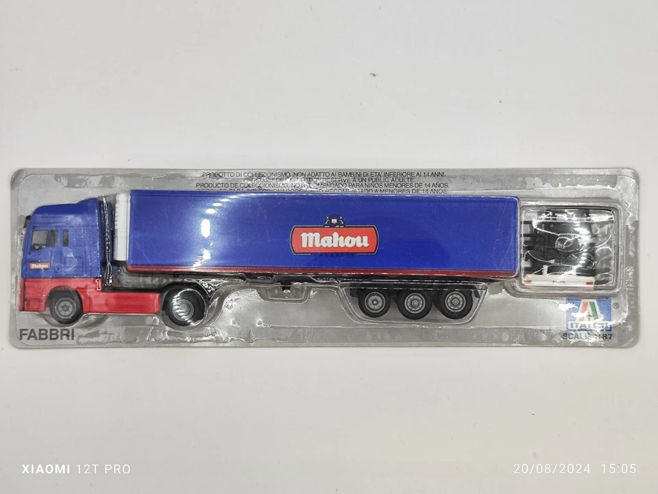 Man TG-A termoeuro - "Mahou" - 1:87 Fabbri-Italeri C39 - Immagine 1 di 1