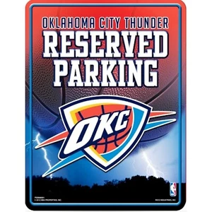 11" oklahoma city thunder nba basketball team logo street reserved parking sign - Picture 1 of 1